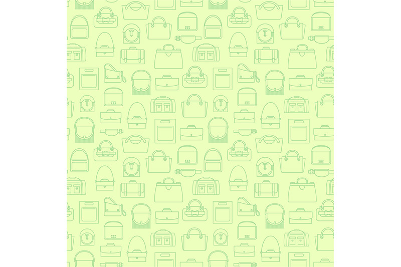 green-fashion-line-bags-seamless-pattern