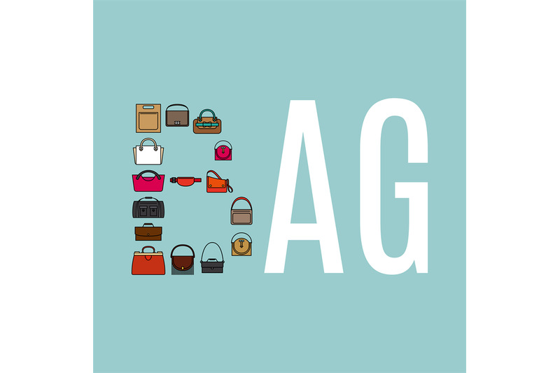 word-bag-with-bags-icons