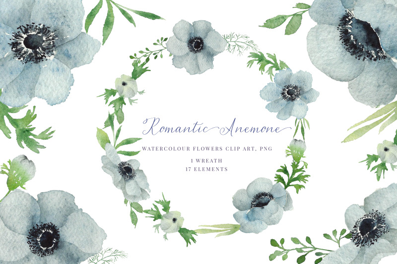 watercolour-anemone-hand-painted-watercolour-clipart-wreath-png