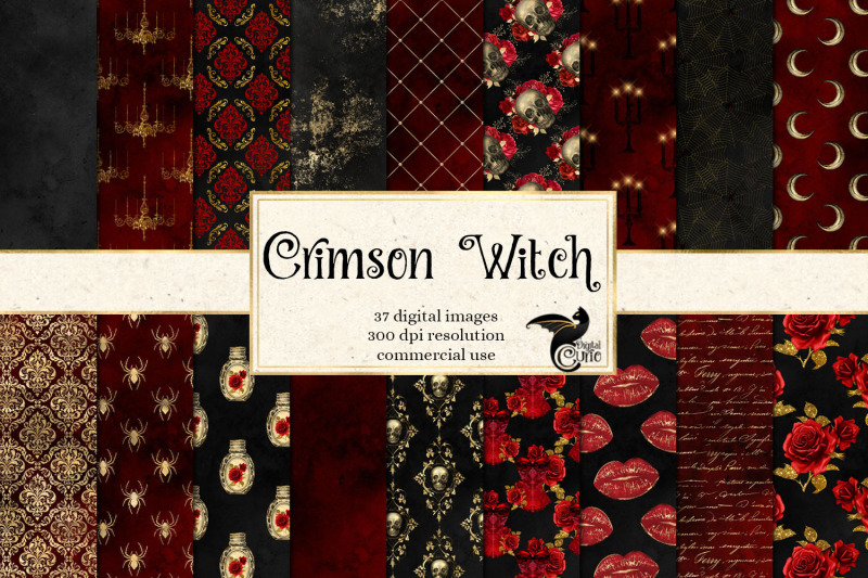 crimson-witch-digital-scrapbook-kit