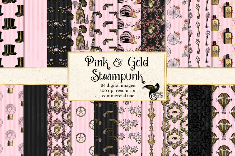 pink-and-gold-steampunk-graphics
