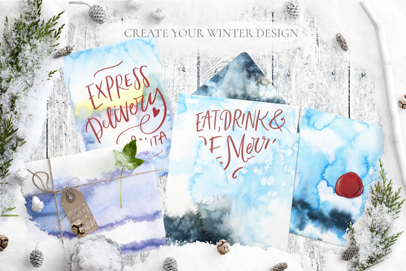 watercolor-winter-textures-backgrounds