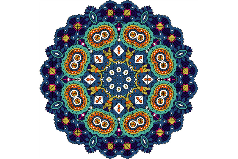 blue-and-green-mandala