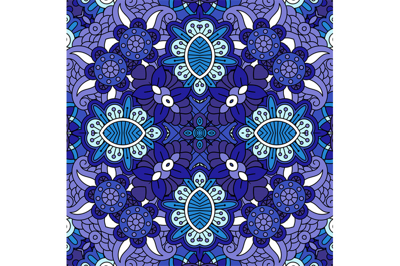 decorative-blue-floral-ornamental-pattern