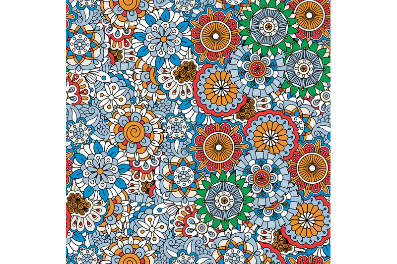 doodle-colored-decorative-floral-pattern