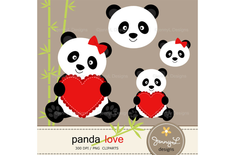 panda-bear-love-digital-papers-and-clipart