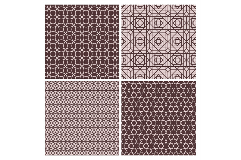 oriental-rose-and-brown-decorative-patterns