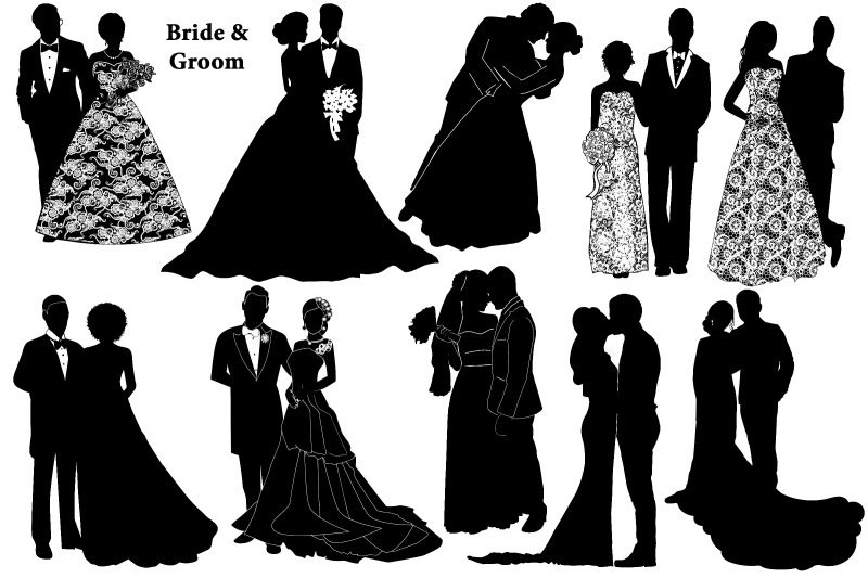 wedding-silhouettes-ai-eps-png