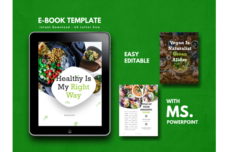 recipe-ebook-vegan-powerpoint-template