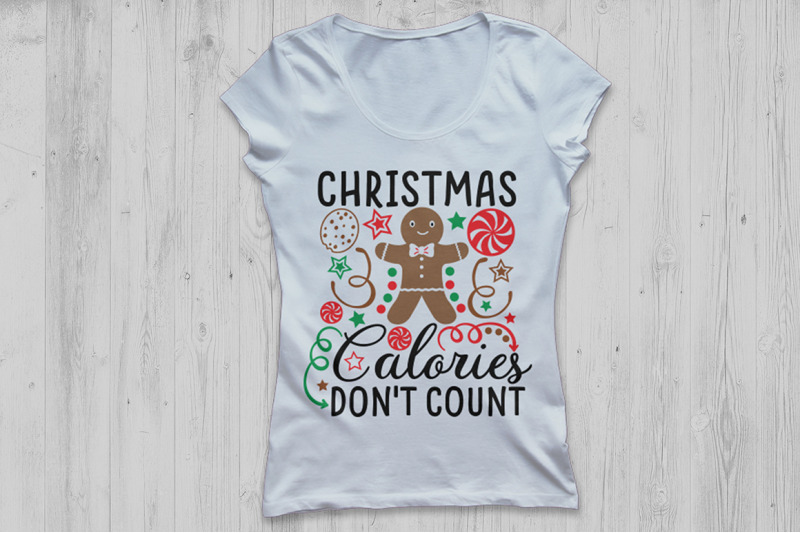 Christmas Calories Don T Count Svg Christmas Svg Christmas Cookies By Cosmosfineart Thehungryjpeg Com