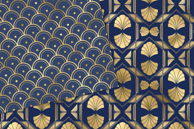 navy-and-gold-art-deco-digital-paper