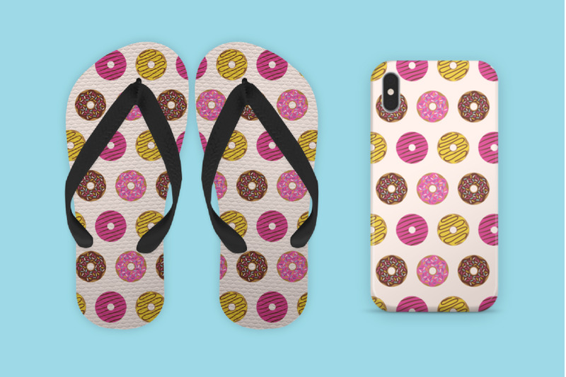 donuts-seamless-patterns