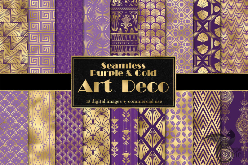 purple-and-gold-art-deco-digital-paper