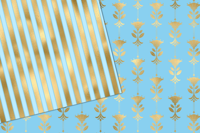blue-and-gold-art-deco-digital-paper