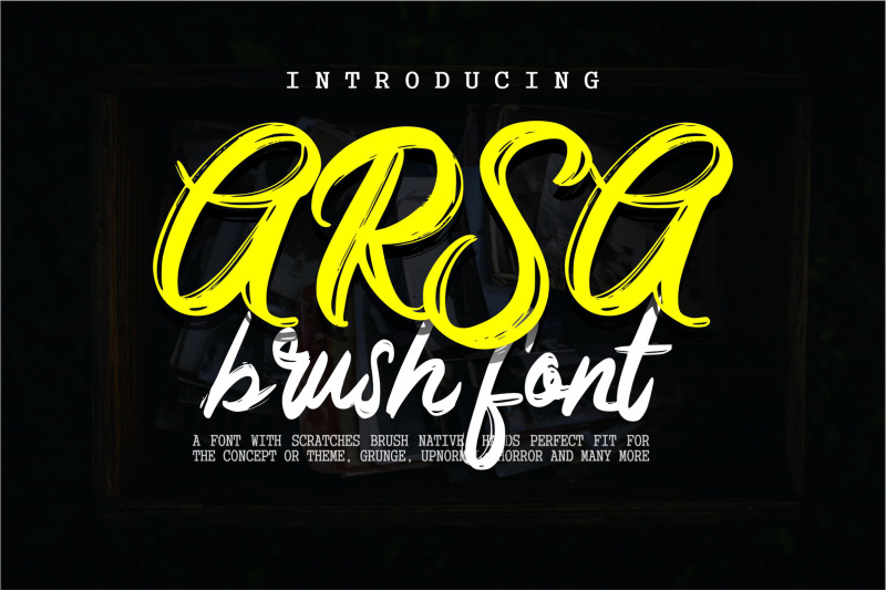 arsa-brush-font