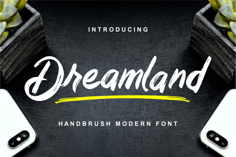 dreamland-handbrush-modern-font