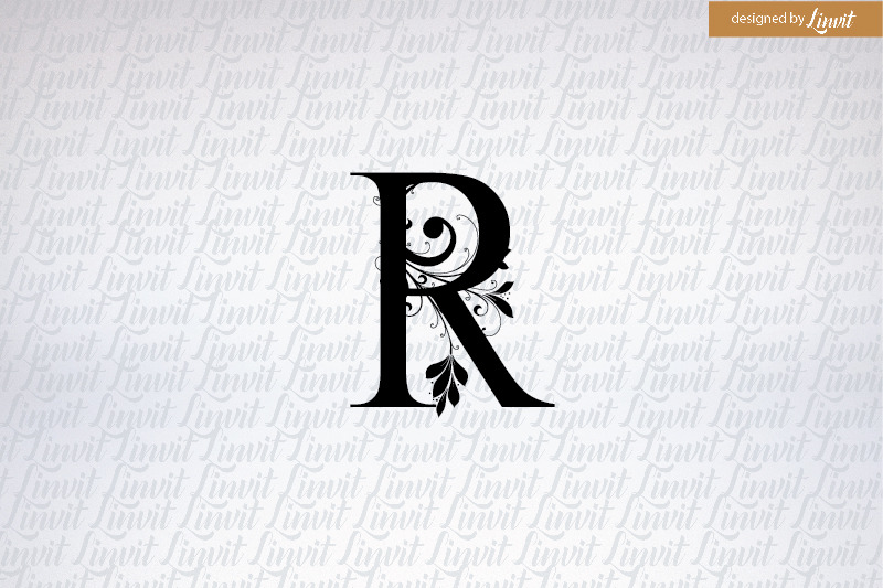 r logo, r initial, monogram r, r wedding monogram,r w ...