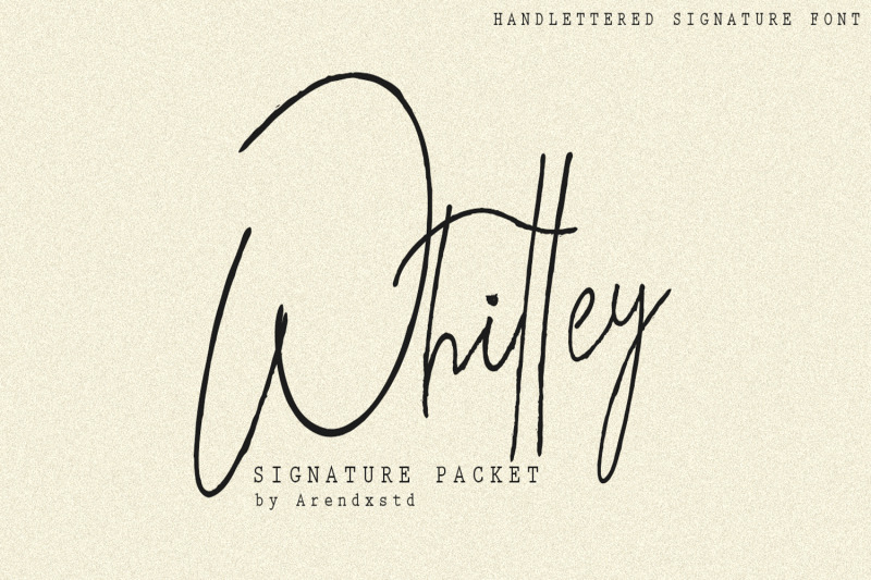 whitley-signature-typeface