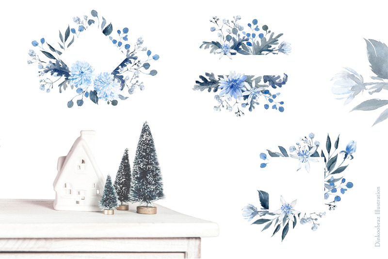 snow-mice-winter-clipart-set