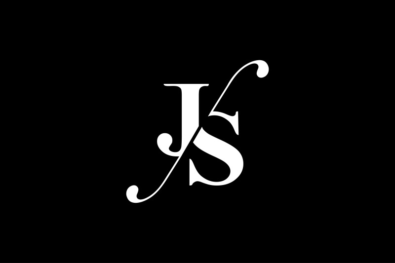 Js Monogram Logo Design By Vectorseller 