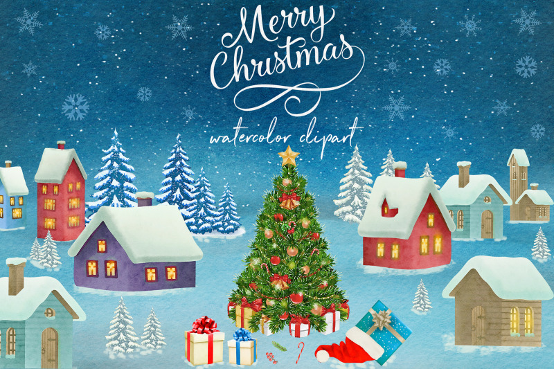 watercolor-christmas-clipart