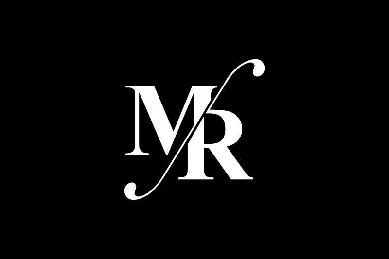 MR Monogram Logo design By Vectorseller | TheHungryJPEG.com