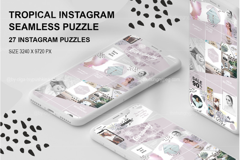 tropical-instagram-seamless-puzzle