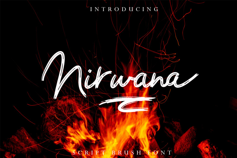 nirwana-script-font