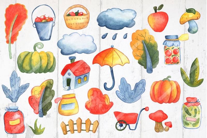 hello-autumn-watercolor-clipart-and-patterns