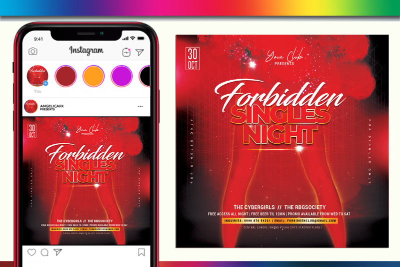forbidden-singles-night-photoshop-template
