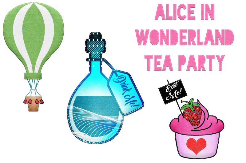 alice-in-wonderland-tea-party-mini-kit-clipart