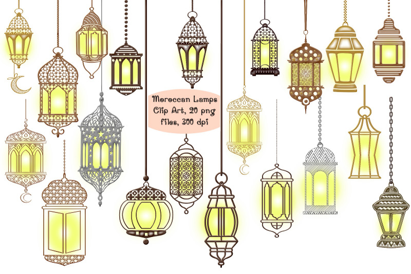 moroccan-lamps-clipart