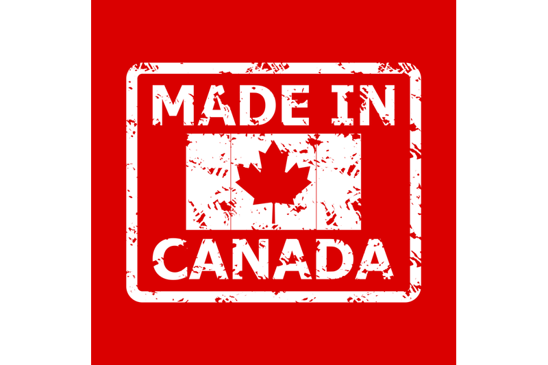 made-in-canada-stamp-fabricated-rubber-seal-texture