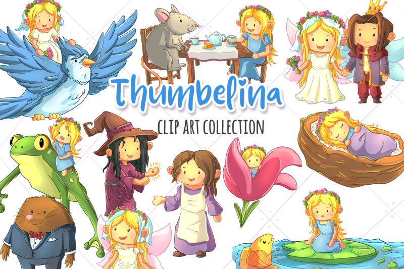 thumbelina-clip-art-collection