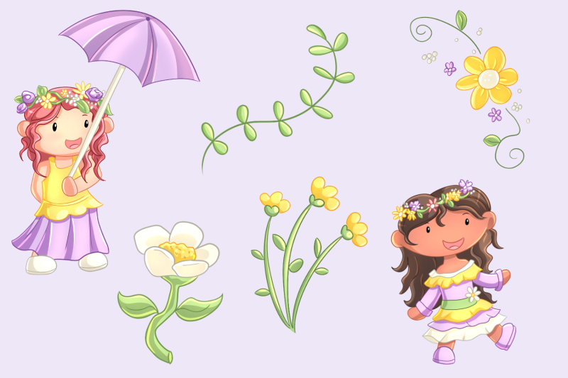 may-flowers-clip-art-collection