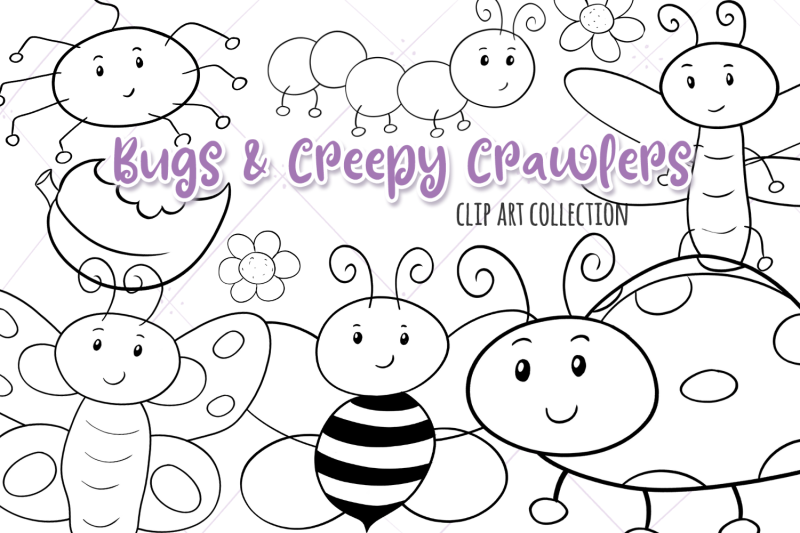 bugs-amp-creepy-crawlers-digital-stamps