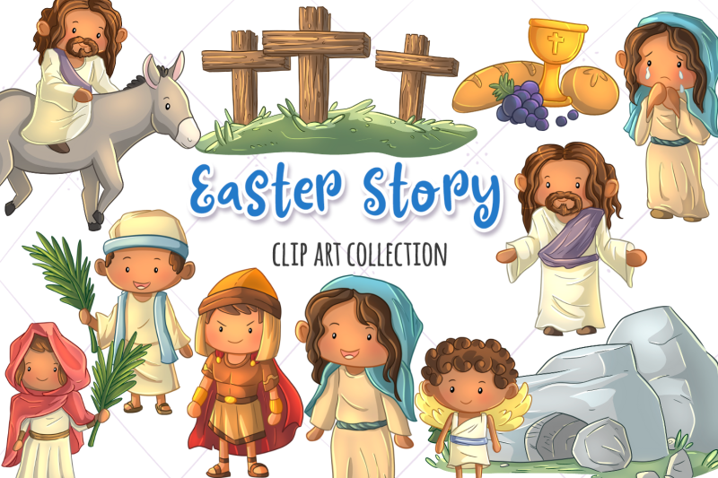 easter-story-clip-art-collection