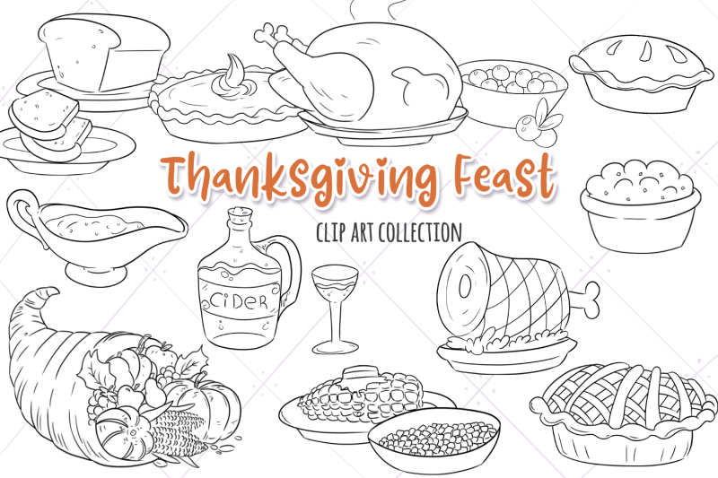 thanksgiving-feast-digital-stamps