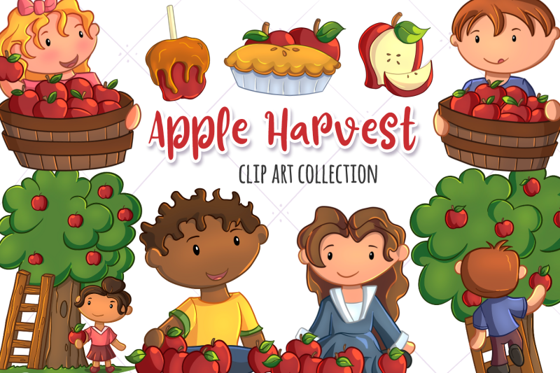 apple-harvest-clip-art-collection