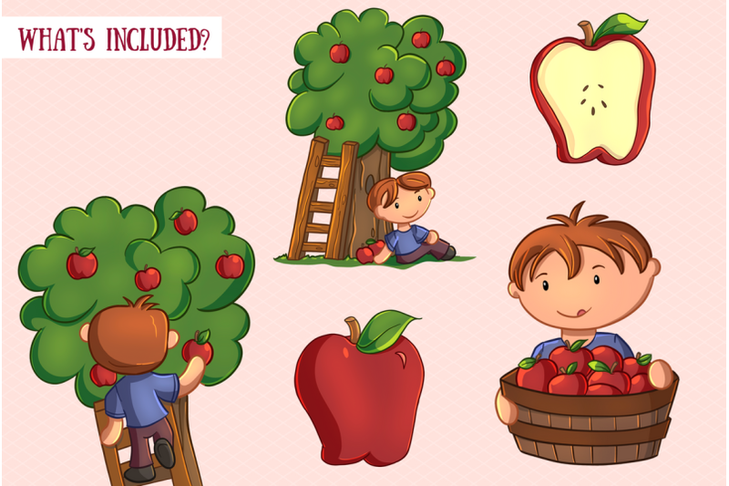 apple-harvest-clip-art-collection