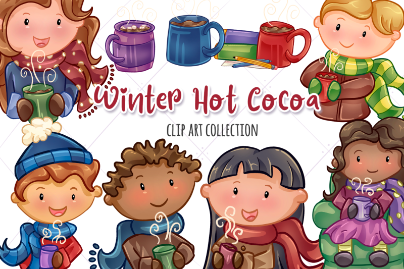winter-hot-cocoa-clip-art-collection