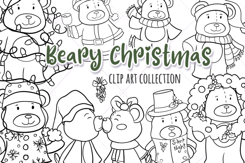 beary-christmas-digital-stamps
