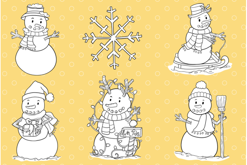 winter-snowmen-digital-stamps