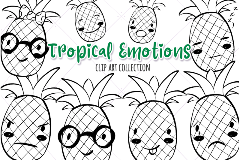 tropical-emotions-digital-stamps