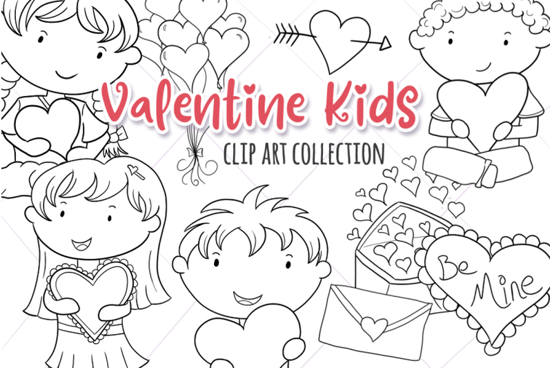 valentine-kids-digital-stamps