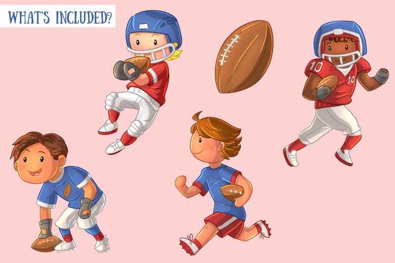 playing-football-clip-art-collection