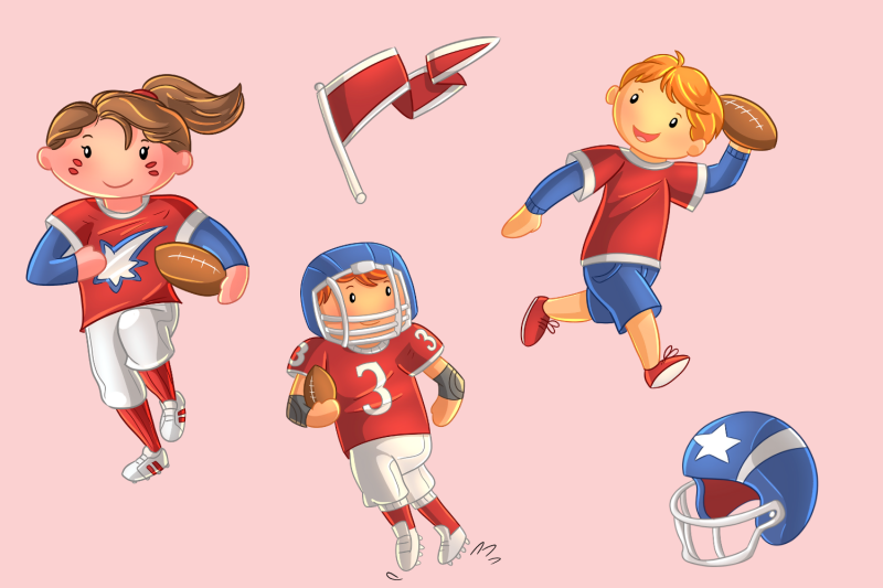 playing-football-clip-art-collection