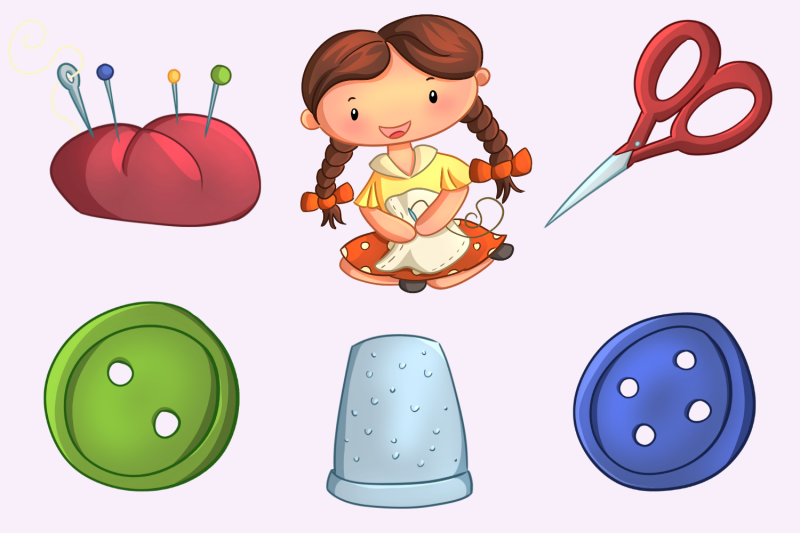 cute-sewing-clip-art-collection