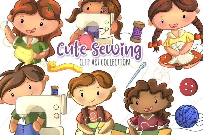 cute-sewing-clip-art-collection