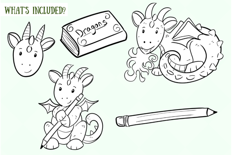 cute-dragons-digital-stamps